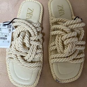 Ladies rope sandals new